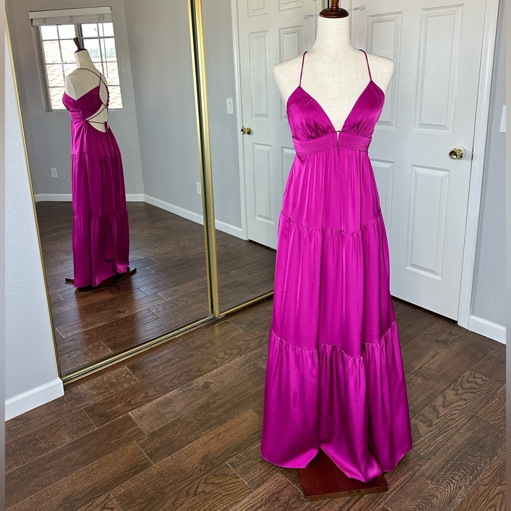 Maxi dress by Edit by Nine in dark violet